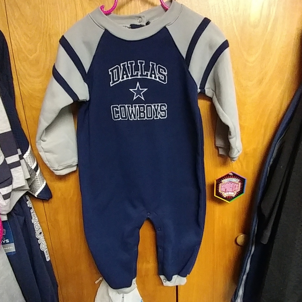 Dallas cowboys sweat suit onesie